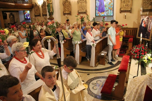 Nabożeństwo ku czci św. Rity w Rycerce Górnej