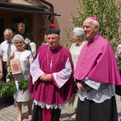 Jubilat wraz z kolegą kursowym - bp. Decem.