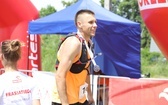 Uczestnicy I Biegu Frassatiego na finiszu w Międzybrodziu Bialskim - 2019 - cz. 1