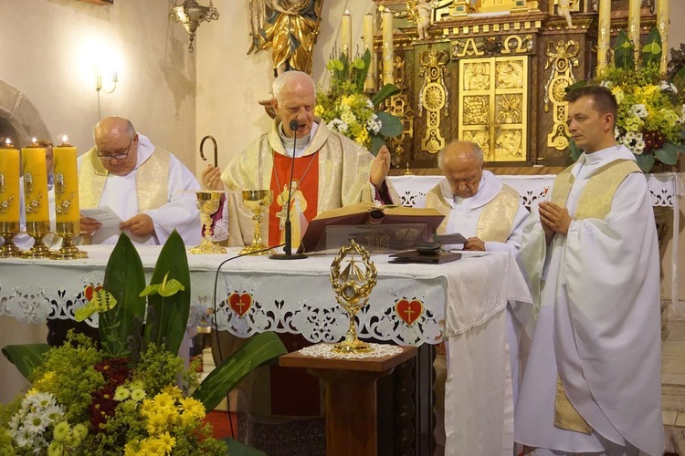 Wprowadzenie relikwii św. Faustyny w Krosnowicach