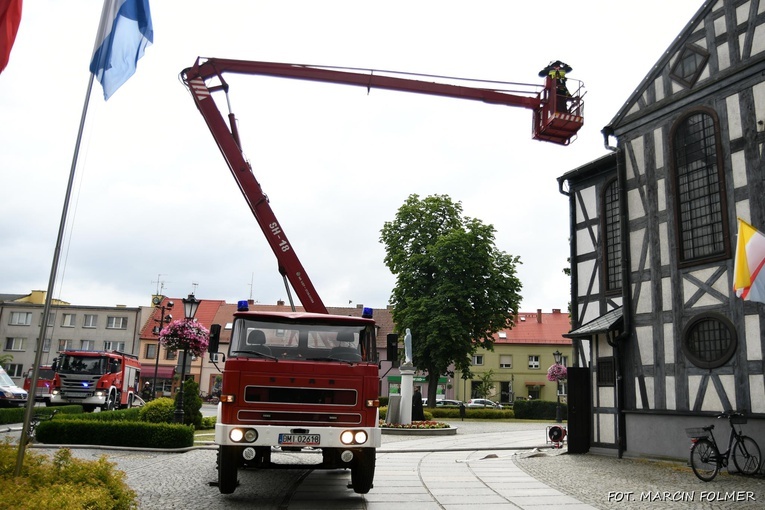 Pożar kościoła w Miliczu?
