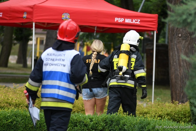 Pożar kościoła w Miliczu?