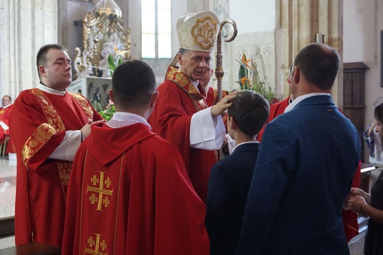 Trzy uroczystości w bazylice w Strzegomiu