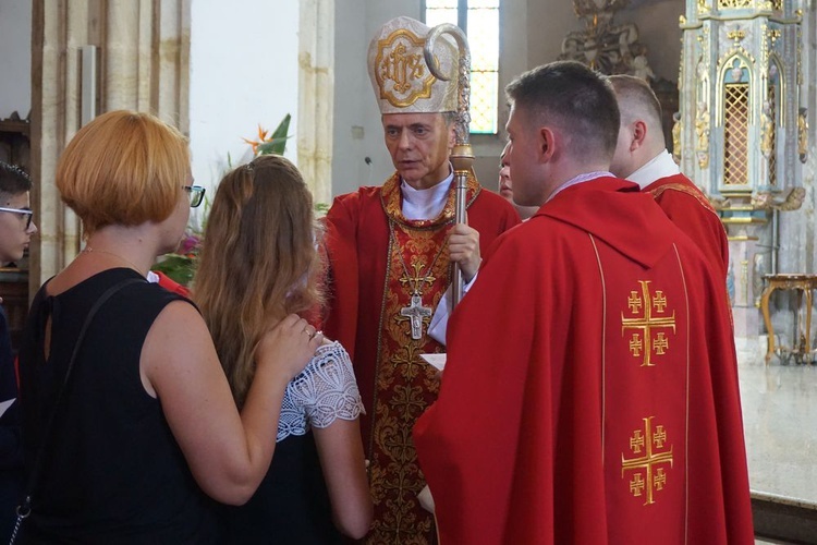 Trzy uroczystości w bazylice w Strzegomiu