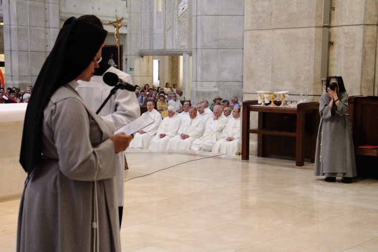 Jubileusz 125-lecia sercanek. Msza św. w santuarium św. Jana Pawła II