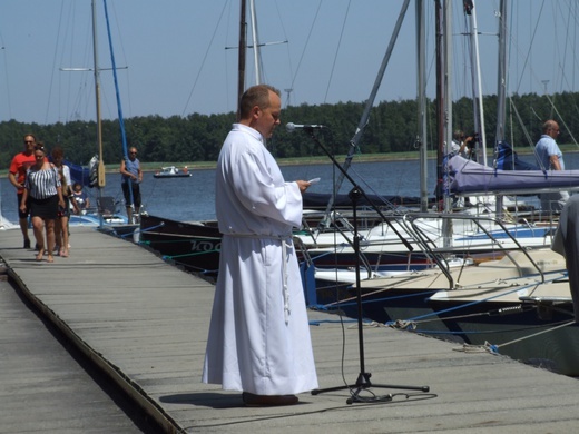 Msza św. na zalewie rybnickim