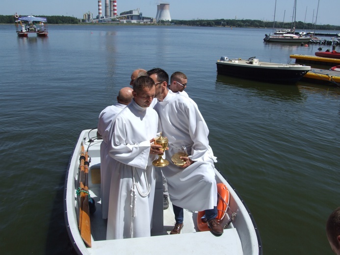 Msza św. na zalewie rybnickim