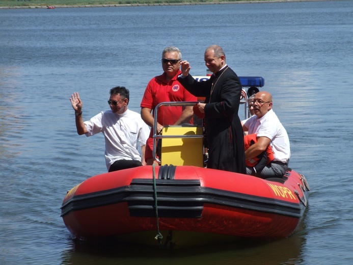 Msza św. na zalewie rybnickim