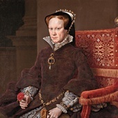 Maria I Tudor, córka króla Henryka VIII i jego pierwszej żony Katarzyny Aragońskiej, panowała w Anglii w latach 1553–1558.