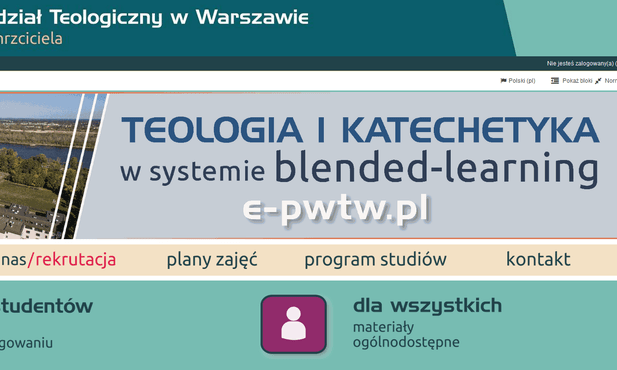 Jedyne w Polsce studia teologii w systemie blended learning