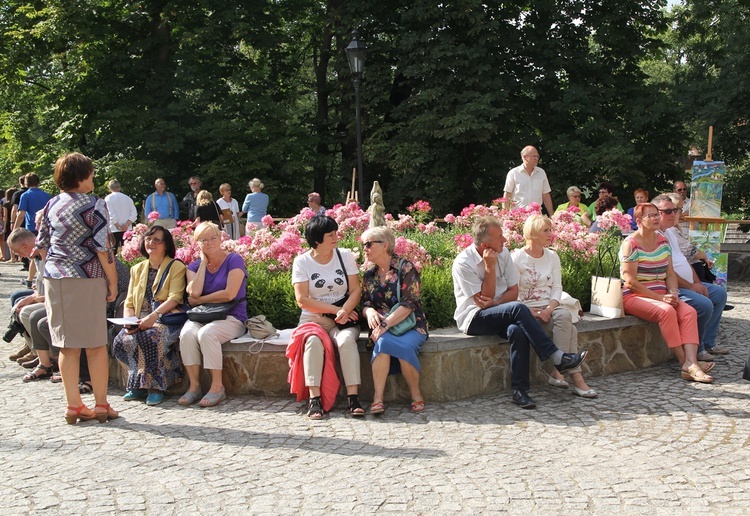 Plener malarski "Oborniki Śląskie 2019". Wernisaż w Bagnie