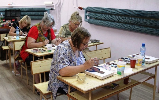 Pierwszy kurs pisania ikon w Żywcu-Moszczanicy