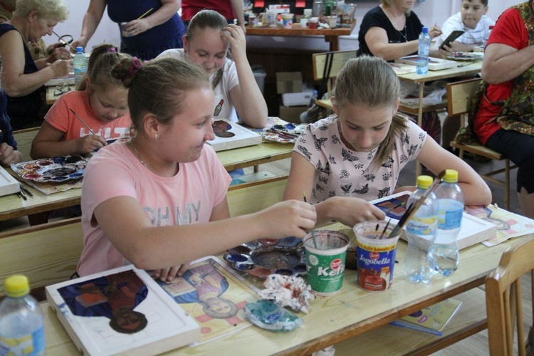 Pierwszy kurs pisania ikon w Żywcu-Moszczanicy