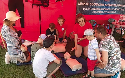 Woprowcy prowadzą działania profilaktyczne podczas różnych wydarzeń kulturalnych.