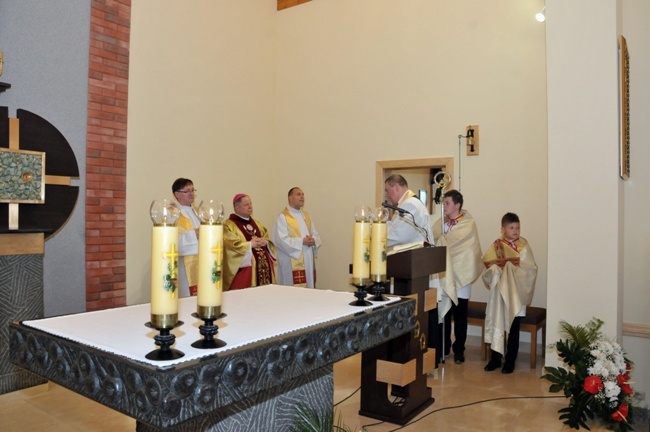 Poświęcenie kościoła filialnego w Brudzewicach