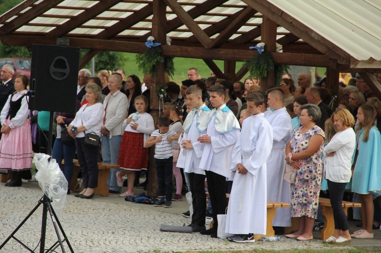 Tęgoborze. Poświęcenie kaplicy pw. Bożego Miłosierdzia