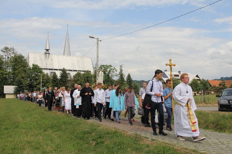 Tęgoborze. Poświęcenie kaplicy pw. Bożego Miłosierdzia