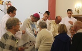 Bp Roman Pindel z chorymi w Polance Górnej - 2019