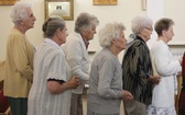 Bp Roman Pindel z chorymi w Polance Górnej - 2019