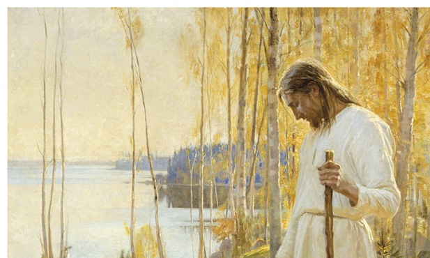 Albert Edelfelt "Chrystus i Magdalena", olej na płótnie, 1890, Muzeum Ateneum Helsinki