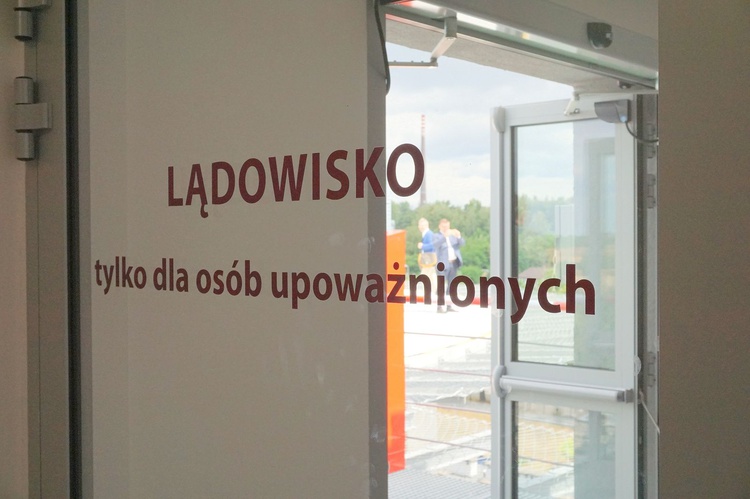 Lądowisko dla helikopterów w Szpitalu Miejskim w Zabrzu