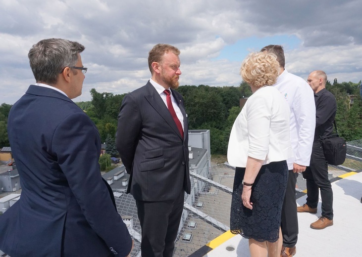 Lądowisko dla helikopterów w Szpitalu Miejskim w Zabrzu