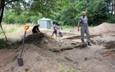 Prace archeologiczne w Czechowicach   