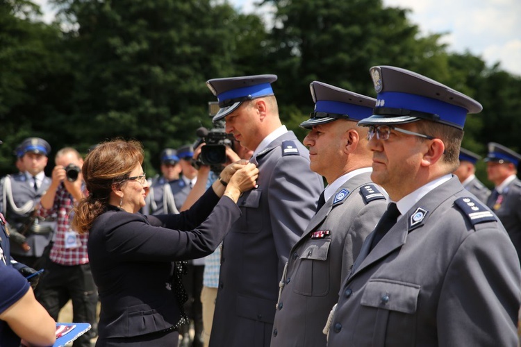 Wojeówdzkie Święto Policji na Świętym Krzyżu