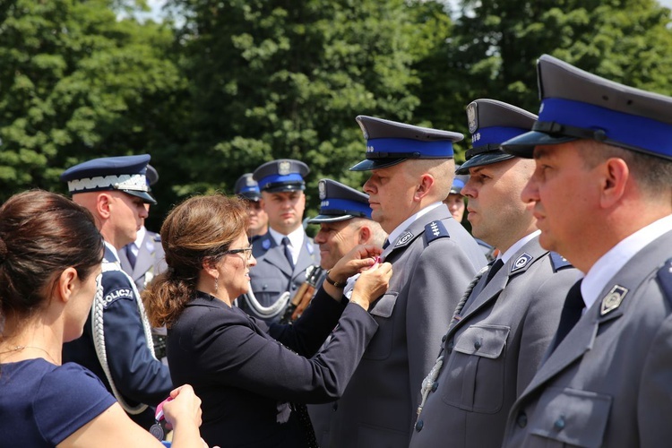 Wojeówdzkie Święto Policji na Świętym Krzyżu