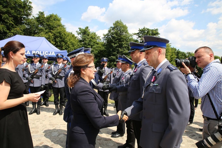 Wojeówdzkie Święto Policji na Świętym Krzyżu