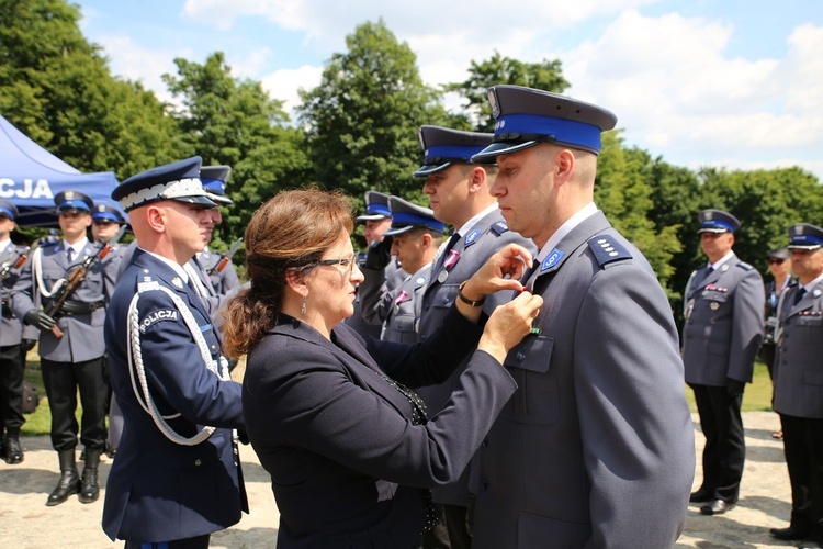 Wojeówdzkie Święto Policji na Świętym Krzyżu