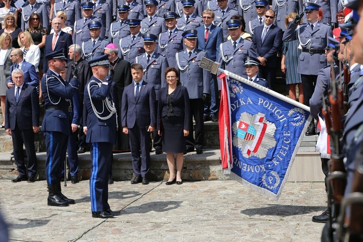 Wojeówdzkie Święto Policji na Świętym Krzyżu