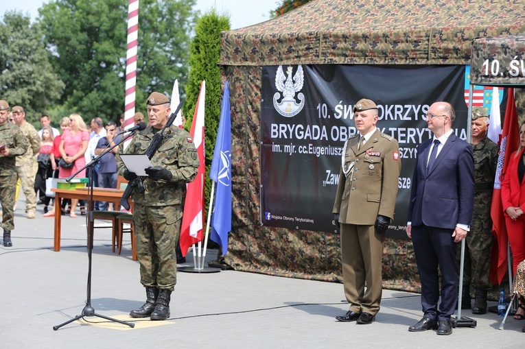 Przysięga żołnierzy WOT