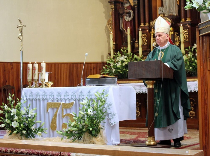 75. rocznica ślubu państwa Huków z Gliwic   