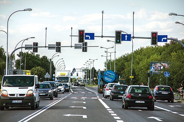 ▲	Tak wygląda ruch w centrum Tarnobrzega. Ma to zmienić droga obwodowa.