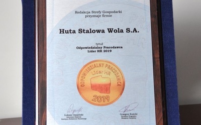 Stalowa Wola, HSW S.A. Nagroda dla pracodawcy.