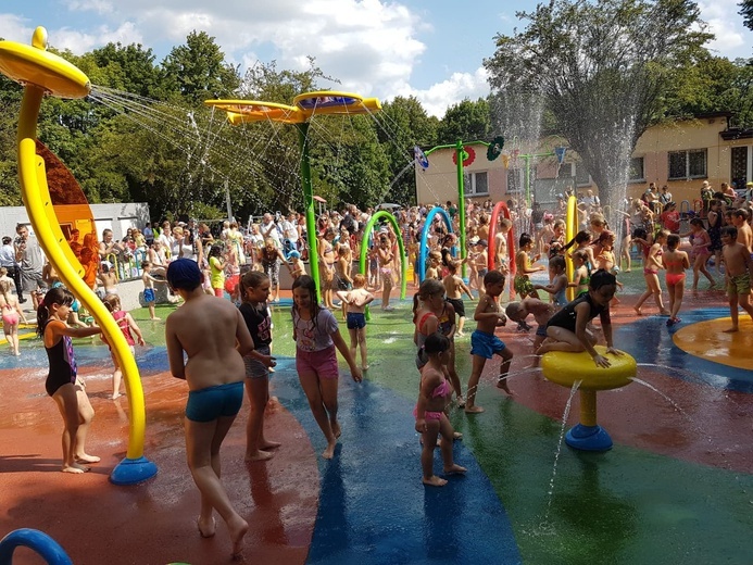 Wodny plac zabaw dla dzieci w Siemianowicach Śląskich