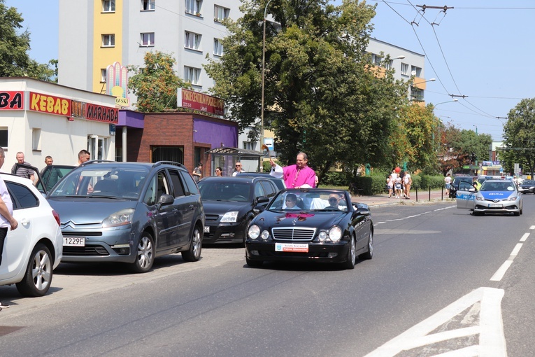 Błogosławienie pojazdów w Tychach