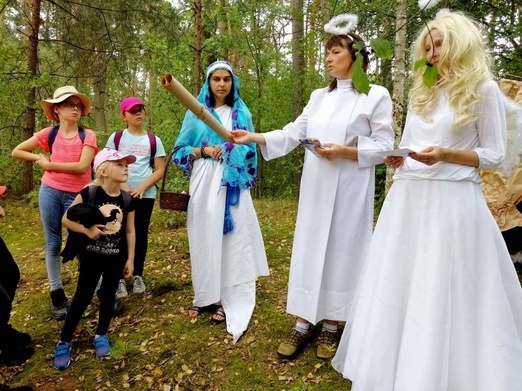 Spotkanie z Marią Magdaleną i aniołami podczas biegu patrolowego.