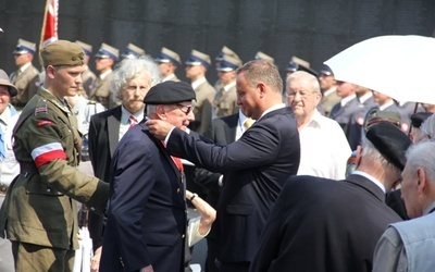 Andrzej Duda spotkał się z powstańcami 