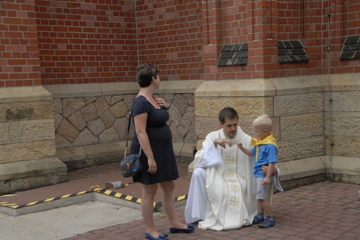 74 Piesza Rybnicka Pielgrzymka na Jasną Górę - Eucharystia na rozpoczęcie i wymarsz