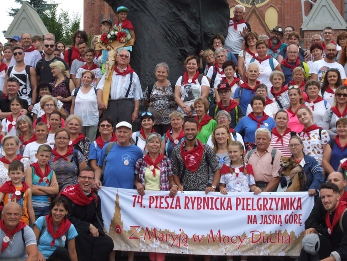 74 Piesza Rybnicka Pielgrzymka na Jasną Górę - Eucharystia na rozpoczęcie i wymarsz