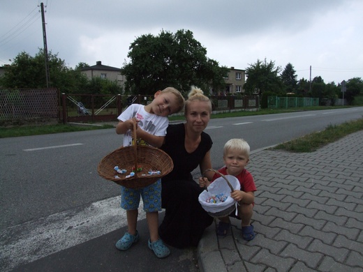 74 Piesza Rybnicka Pielgrzymka - przemarsz grup
