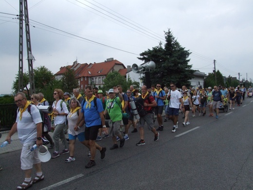 74 Piesza Rybnicka Pielgrzymka - przemarsz grup