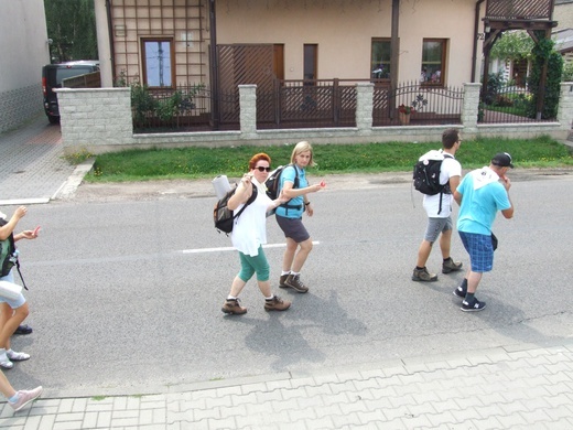 74 Piesza Rybnicka Pielgrzymka - przemarsz grup