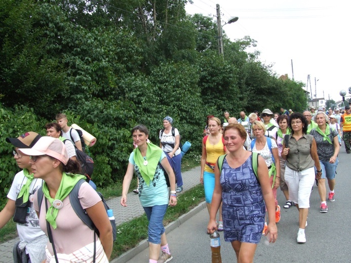 74 Piesza Rybnicka Pielgrzymka - przemarsz grup