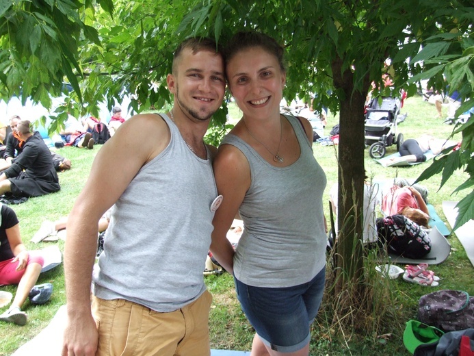 74 Rybnicka Pielgrzymka - odpoczynek w Wilczy