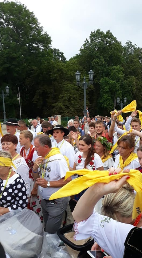 Wejście Pieszej Pielgrzymki Góralskiej na Jasną Górę 2019