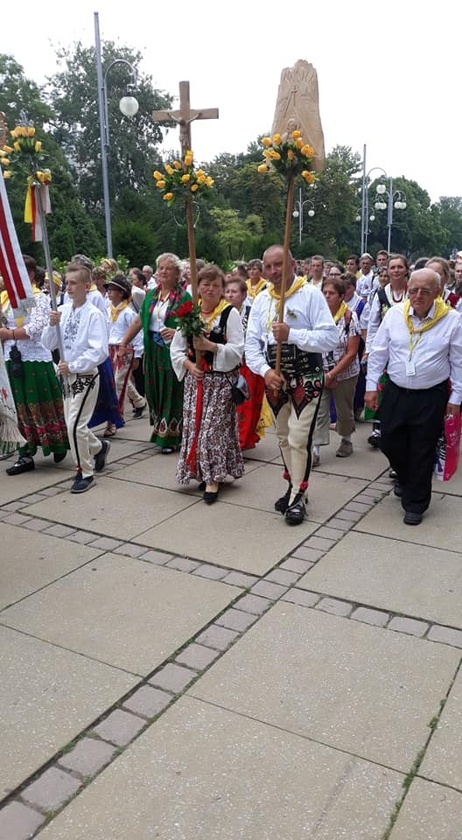 Wejście Pieszej Pielgrzymki Góralskiej na Jasną Górę 2019