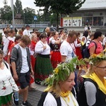 Wejście Pieszej Pielgrzymki Góralskiej na Jasną Górę 2019